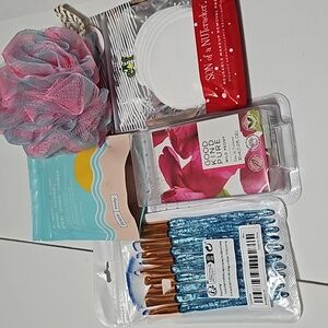 Beauty Bundle Brushes Makeup Removal Pads, Scrubs & Wild Peony